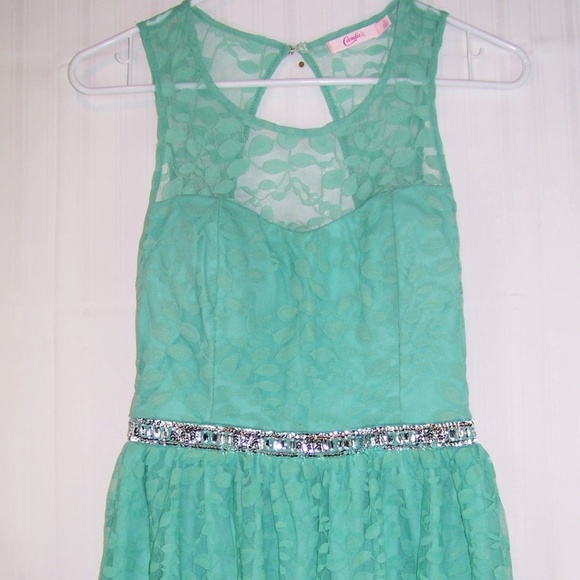 Candie's | Dresses | Candies Lace Embellished Dress Mint Green Jrs | Poshmark Candie's | Dresses | Candies Lace Embellished Dress Mint Green Jrs | Poshmark